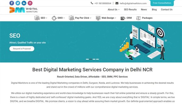 Digital Markitors - Best SEO Agency In Delhi NCR